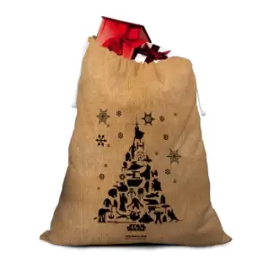 image of Star Wars Officially Licensed Christmas Hessian Sack