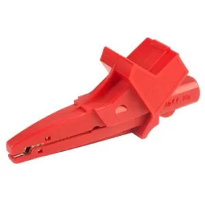 PJP 5004/LM-IEC-R Electro Red Shrouded Crocodile Clip 4mm - main image