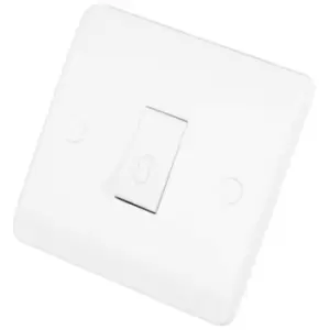 Image of Click Scolmore Mode 10A 1 Gang 1 Way Retractive Switch Marked Bell Polar White - CMA027