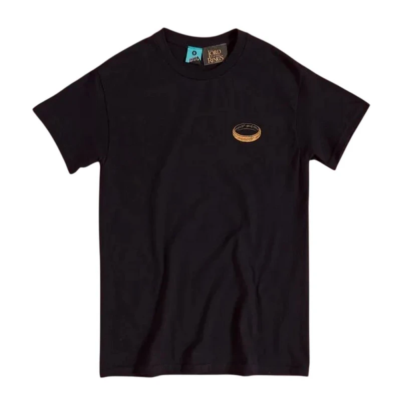 Image of The Lord of the Rings Mens Sauron T-Shirt in Black Size: Medium Black Male M