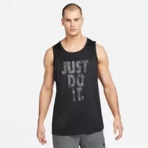 image of Nike Just Do It Camo Logo Tank Top Mens - Black