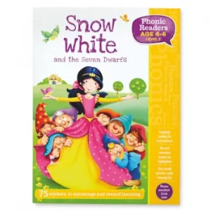Image of SNOW White AND THE SEVEN DWARFS PHONIC READERS ACTIVITY STORYBOOK AGE 4-6 LEVEL 2