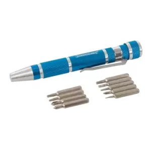 image of Silverline Precision Screwdriver Set 9pce 110mm 633922