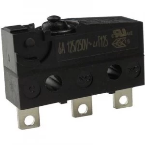 Image of Zippy Microswitch SW1 06S1 00A0 Z 250 V AC 6 A 1 x OnOn momentary