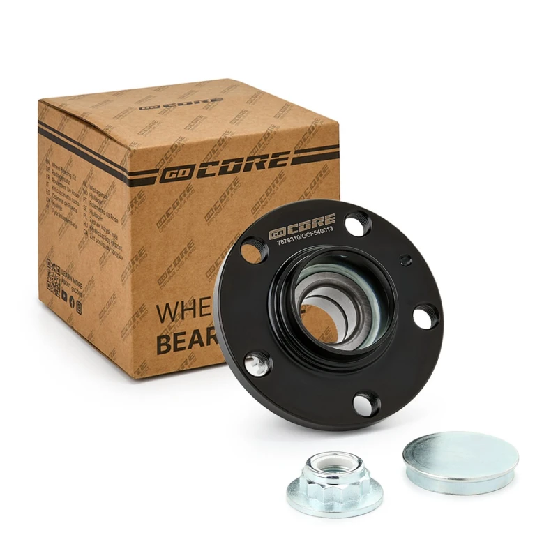 Image of goCORE GCF540013 Wheel bearing kit Rear Axle both sides, with ABS sensor ring Wheel Bearing Kit (654)