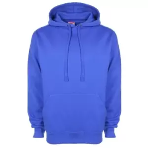 image of FDM Unisex Plain Original Hooded Sweatshirt / Hoodie (300 GSM) (XL) (Royal)