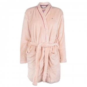 image of Tommy Bodywear Fluffy Robe - Pale Blush