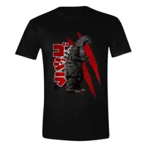 image of Godzilla T-Shirt Japanese Monster Size L