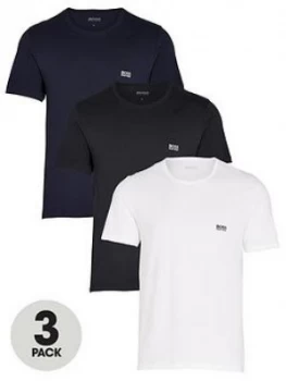 Image of Hugo Boss 3 Pack T-Shirts Black/White/Navy Size 2XL Men