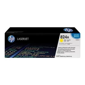 Image of HP 824A Yellow Laser Toner Ink Cartridge