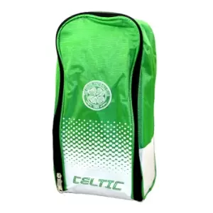 image of Celtic FC Official Fade Football Crest Design Shoe Bag (One Size) (Green/White)