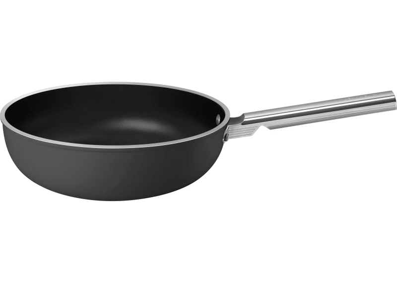 Image of Smeg 50's Style Pan Wok 30cm - Black