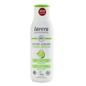 image of LaveraBody Lotion (Regreshing) - With Lime & Organic Almond Oil - For Normal Skin 200ml/7oz