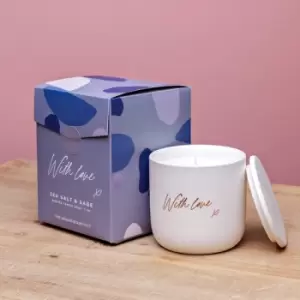 Image of With Love 200g Candle Sea Salt & Sage