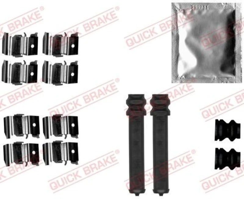 Image of QUICK BRAKE Brake pad fitting kit QUICK BRAKE 109-1855