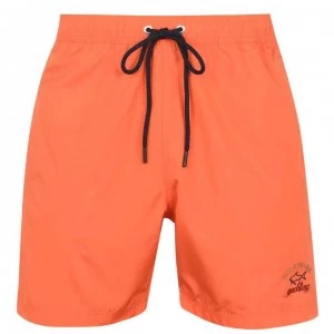 Image of Paul And Shark Crew Swim Shorts - Orange