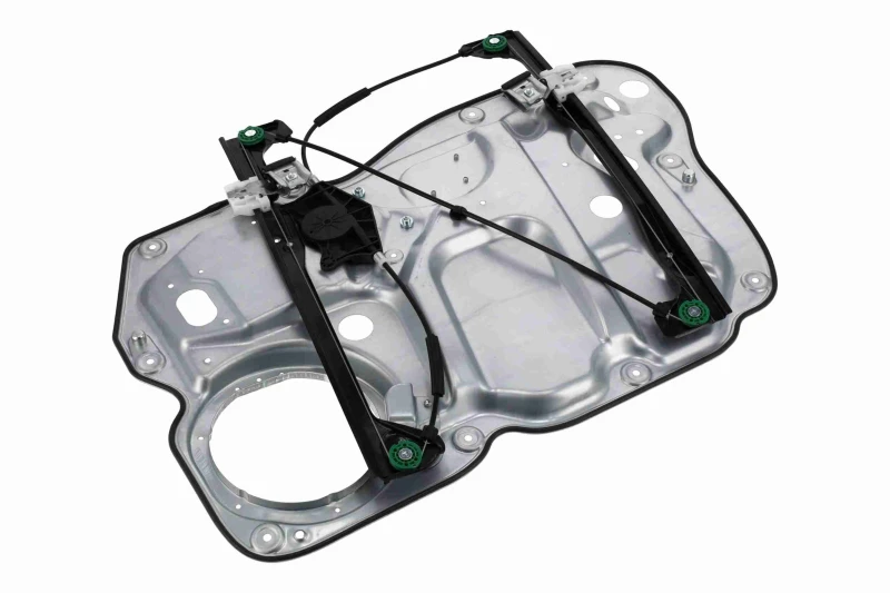 Image of VAICO V10-9597 Window regulator Original VAICO Quality, Left Front, for left-hand drive vehicles, Operating Mode: Electric, with roof rails, with bolt