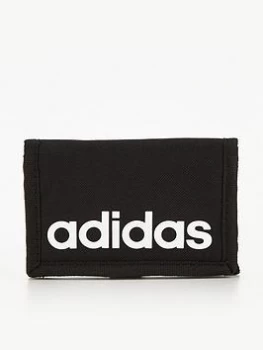 adidas Linear Logo Wallet - Black/White, Men