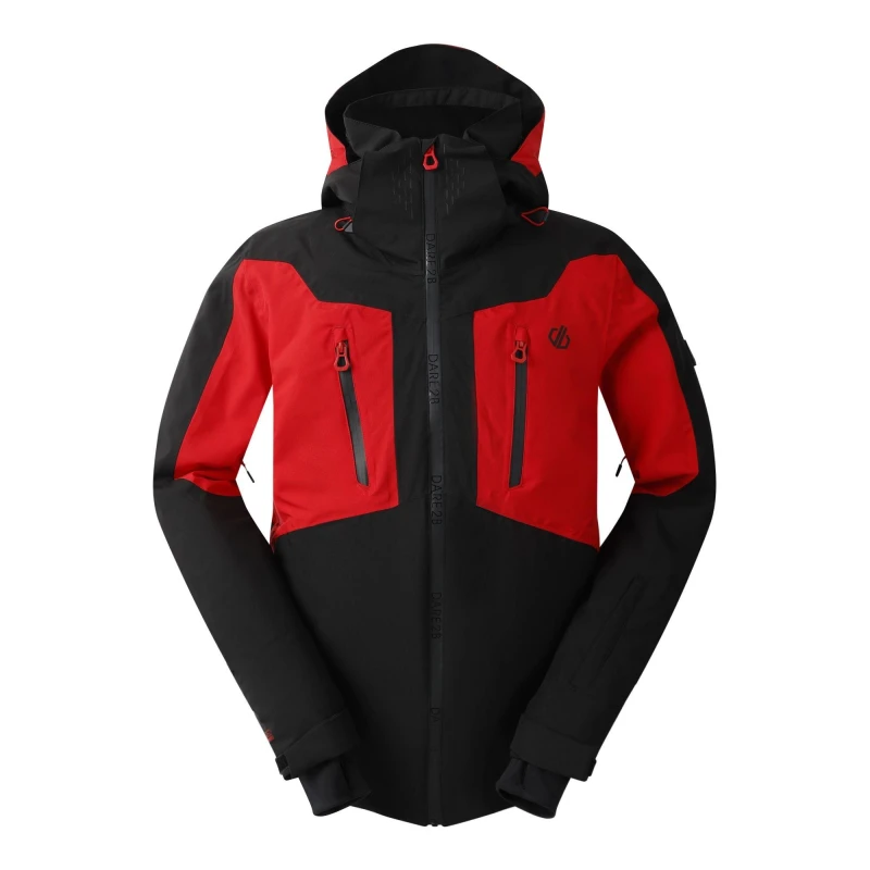 Image of Dare 2b Dare 2b Men Assimilate Waterproof Breathable Insulated Skiing Jacket in Black Size: Small Black S Male 5063516183266