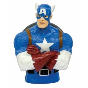 Image of Marvel Bust Bank Captain America
