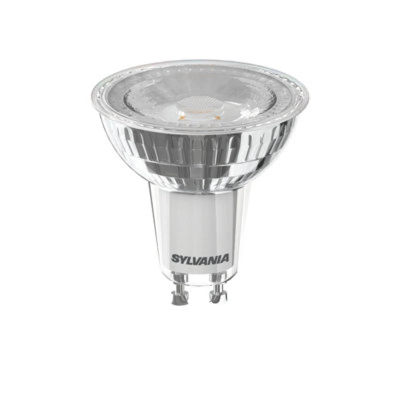 Image of Sylvania Refled Superia Rt Es50 LED Gu10 Spotlight Bulb 6W (75W Equivalent) 550 Lumens Warm White 3000K Dimmable Clear