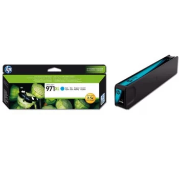 Image of HP 971XL Cyan Ink Cartridge