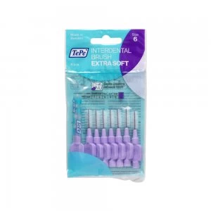 image of Tepe Extra Soft 1.1mm Purple Interdental Brushes 8Pcs