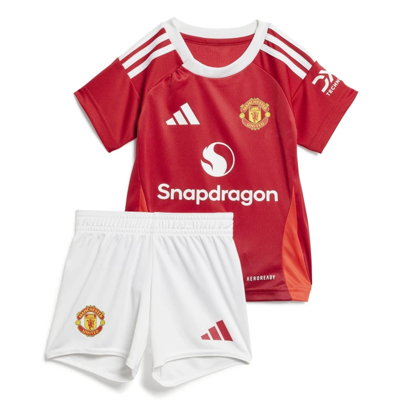 Image of adidas Manchester United Home Babykit 2024 2025 - Red Red 12 - 18 Months