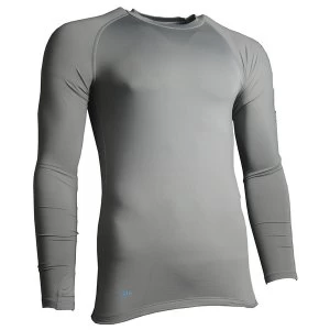 Image of Precision Essential Base-Layer Long Sleeve Shirt Grey - L Junior 28-30"