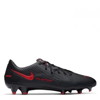 Image of Nike Mens Phantom Gt Academy Firm Ground Football Boot, Black/Grey, Size 10, Men