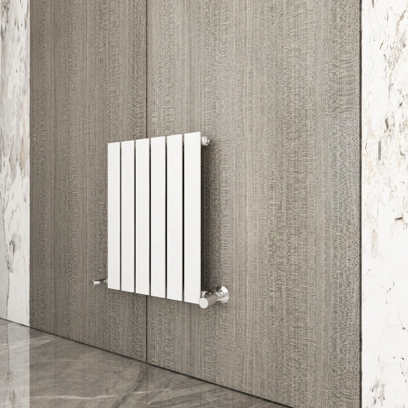Image of MCC DIRECT 600 x 408mm Single Designer Flat Panel Central Heating Radiator white HS1101