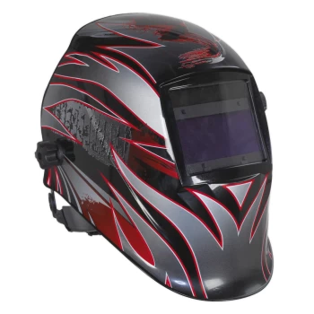 image of Sealey PWH600 Welding Helmet Auto Darkening Shade 9-13