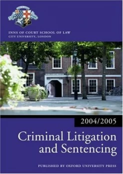 Image of Criminal Litigation and Sentencing by Elizabeth Beckerlegge and Joe Barry and Inns of Court School of Law Paperback