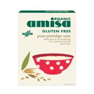 image of Amisa Organic Gluten Free Porridge Oats 325g