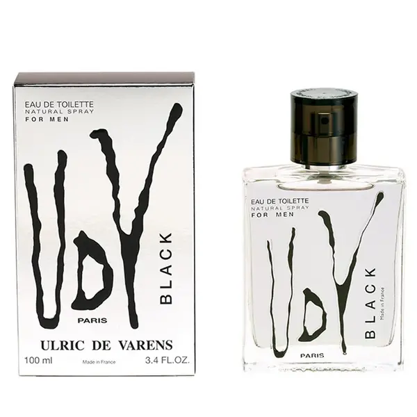 image of Ulric De Varens Black Eau de Toilette For Him 100ml