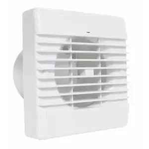 Image of Quiet Extractor Humidistat Timer Controlled Bathroom Toilet 100mm - White - Airvent