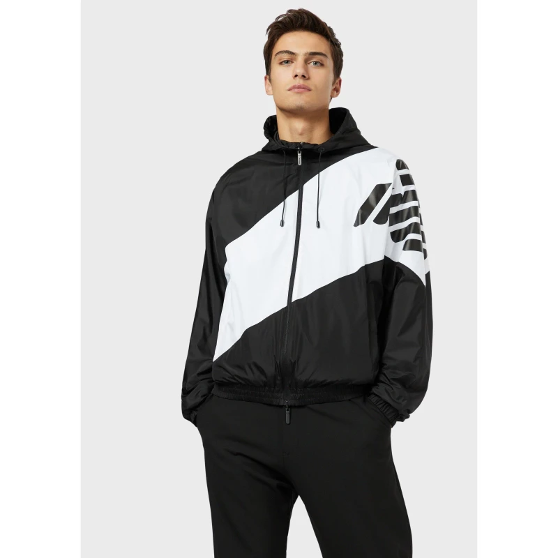 Image of Emporio Armani Zip Sweatshirt - Black 6XL