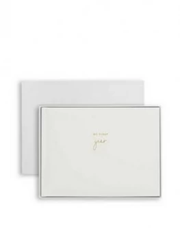 image of Katie Loxton Photo Album My First Year White 16 X 21Cm