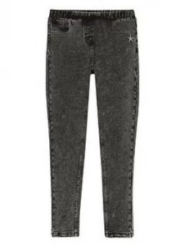 Image of Mintie by Mint Velvet Girls Jeggings - Black, Size Age: 5-6 Years, Women