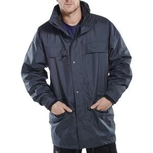 Image of B Dri Weatherproof Mowbray 3 In 1 Jacket Concealed Hood 2XL Navy Blue