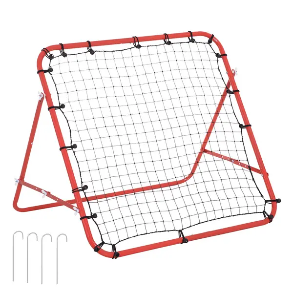 Image of Homcom Rebounder Net Red