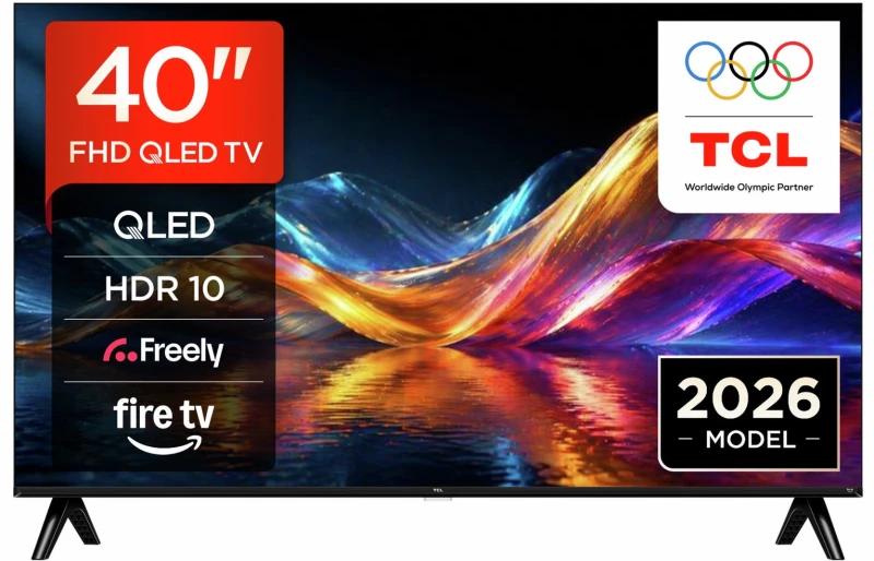 Image of TCL TCL 40" 40V5D-UK Smart Full HD HDR QLED Freely TV
