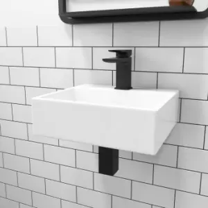 image of Cloakroom Wall Hung Basin and Waste 405mm - Houston