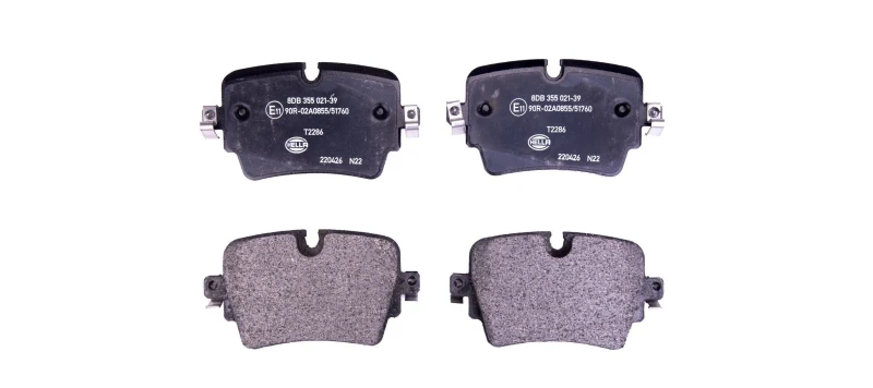 Image of HELLA Brake pad set HELLA 8DB 355 021-391