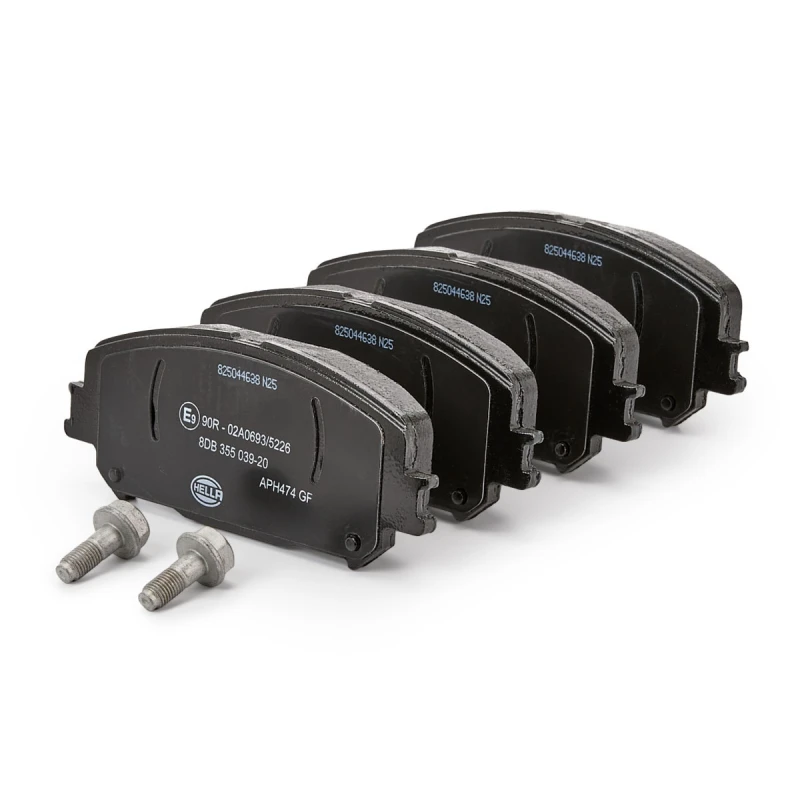Image of HELLA Brake pad set HELLA 8DB 355 039-201