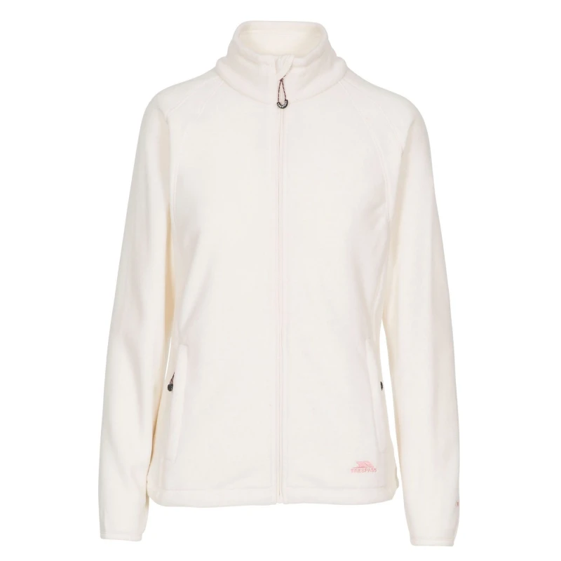 Image of Trespass Nonstop Fleece Jacket Off White female