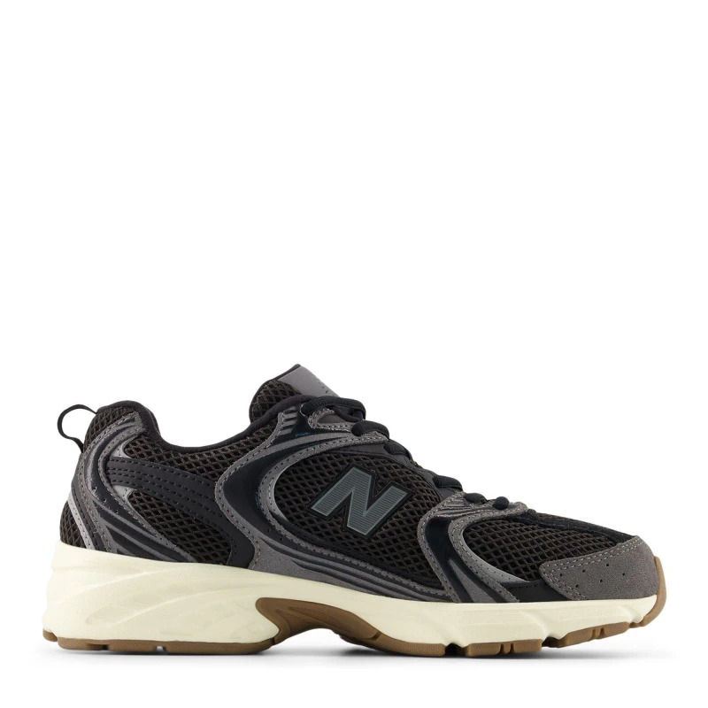 Image of New Balance 530 Mesh Trainers Black/Castlerock 8 UK