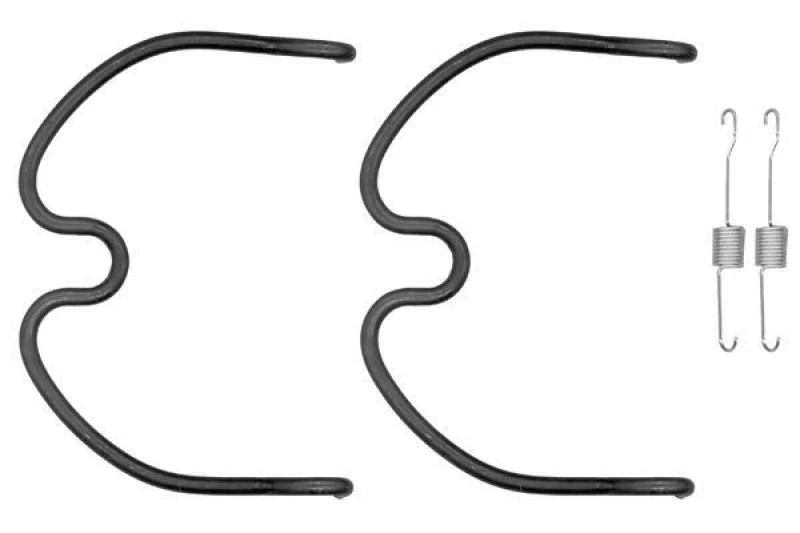 Image of HELLA Brake shoe fitting kit HELLA 8DZ 355 200-851