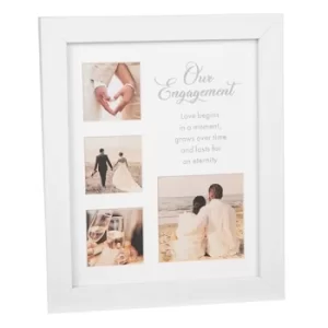 Image of Modern White Multi Frame Engagement