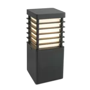 Image of Halmstad Outdoor Small Bollard Black , IP66, E27